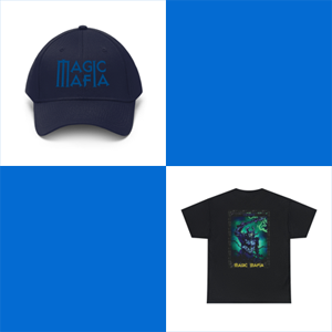 Magic Mafia hats and shirts
